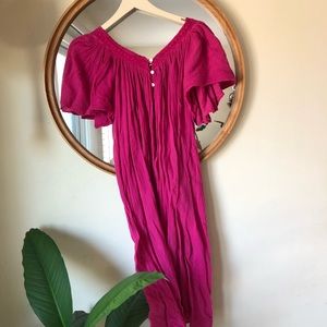 1970 Vintage Amerikan Climax Gauze Cotton Dress